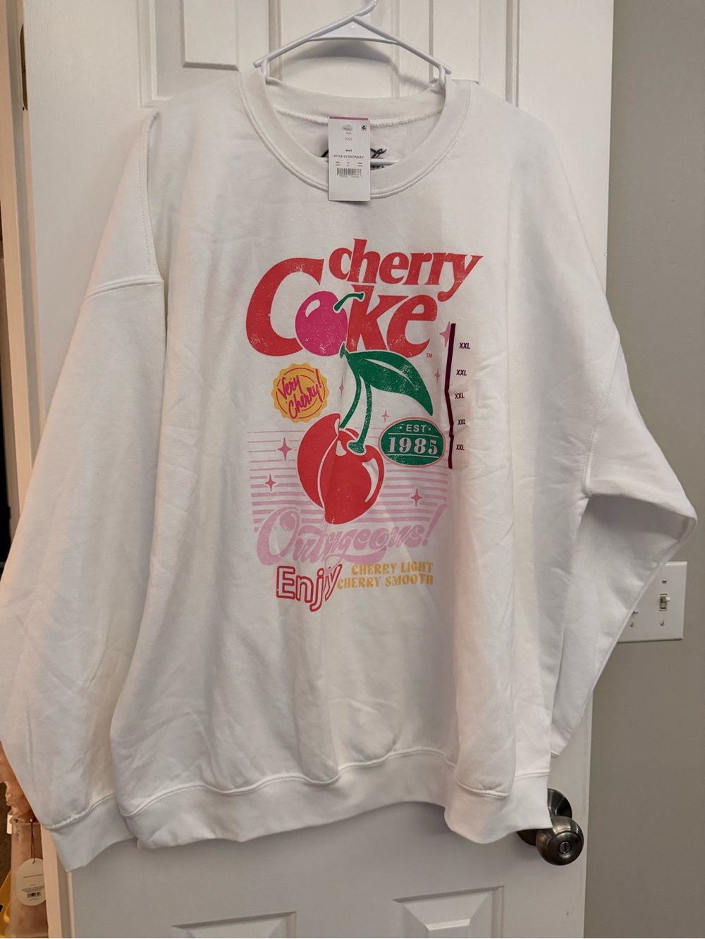 Coca Cola Cherry Coke Graphic Crewneck Sweatshirt - Picture 4 of 6